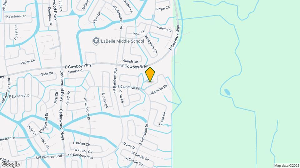 9007 Meadow Cir Map and Location Details