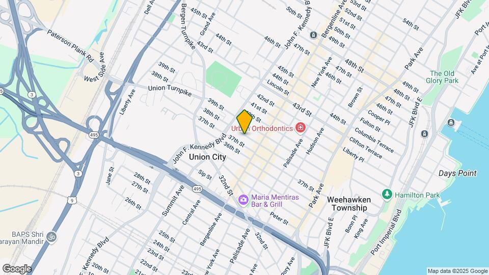 529 38th St Map and Location Details