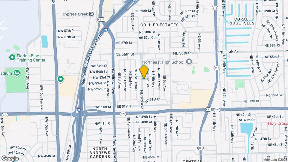 5300 NE 3rd Ave Map and Location Details