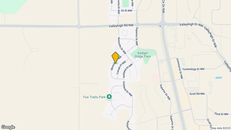 2840 Monroe Dr NW Map and Location Details