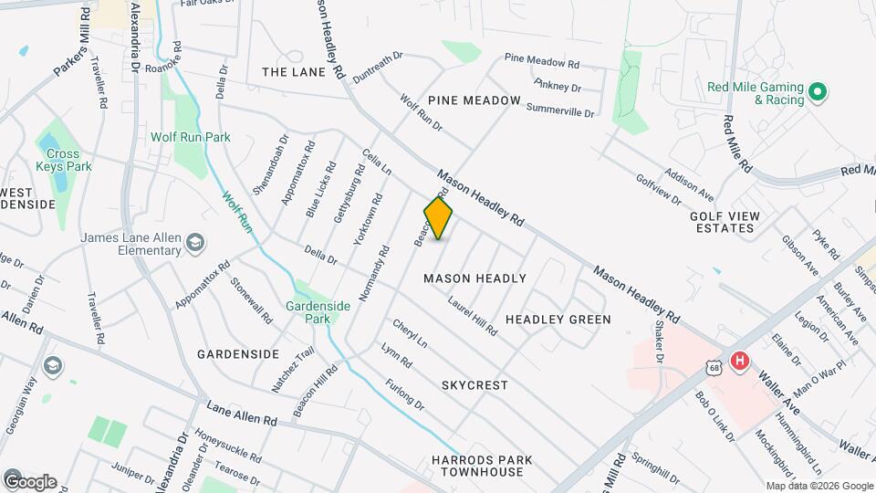 1721 Albemarle Rd Map and Location Details