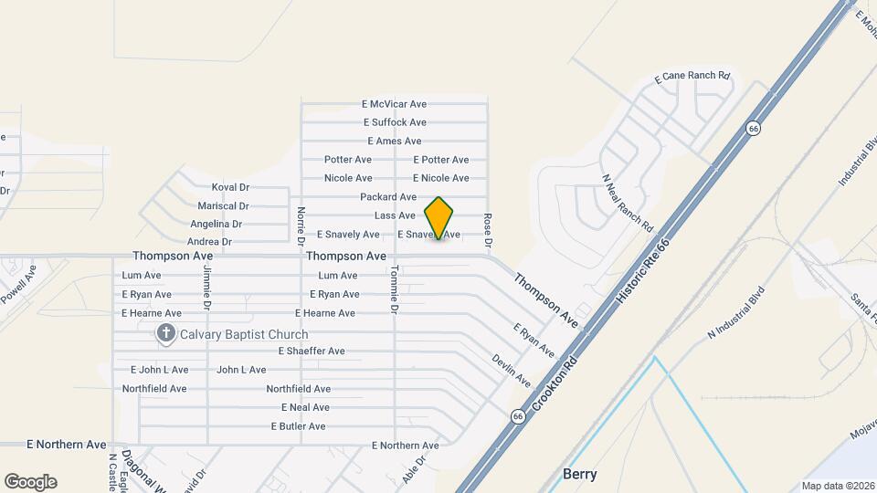 3940 E Snavely Cir Map and Location Details