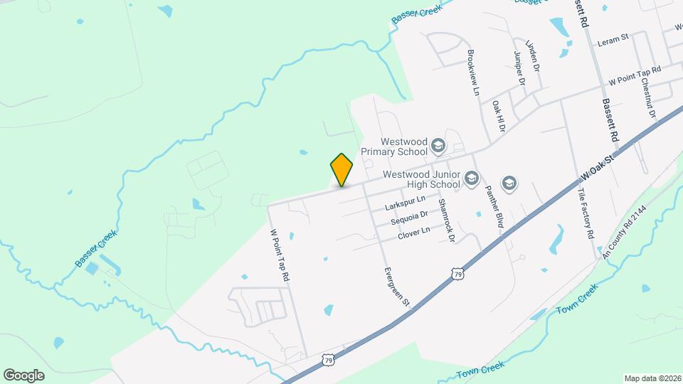 1908 W Point Tap Rd Map and Location Details