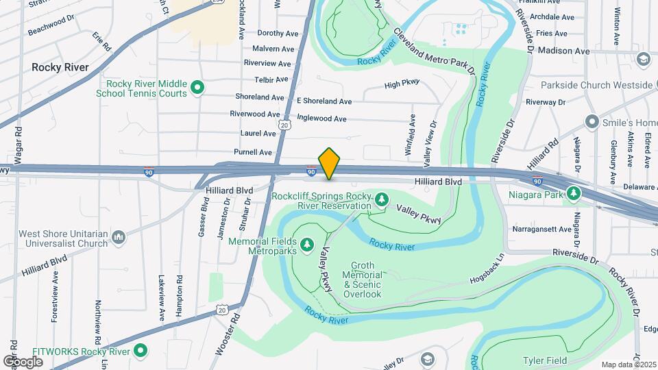 18975 Hilliard Blvd-Unit -5 Map and Location Details