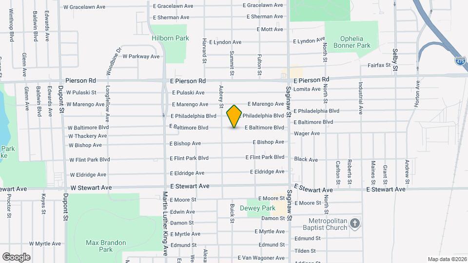 406 E Baltimore Blvd, Unit 1 Map and Location Details