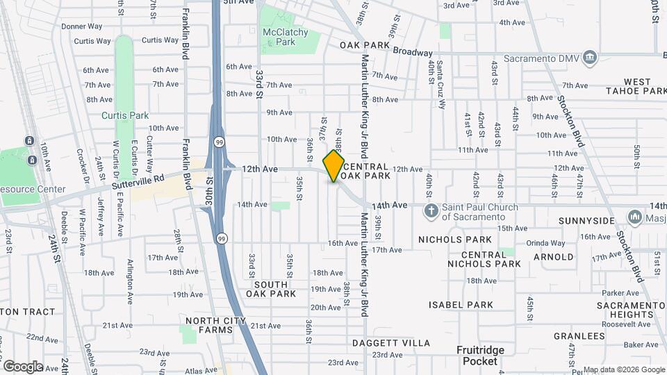 3808 38th St Map and Location Details