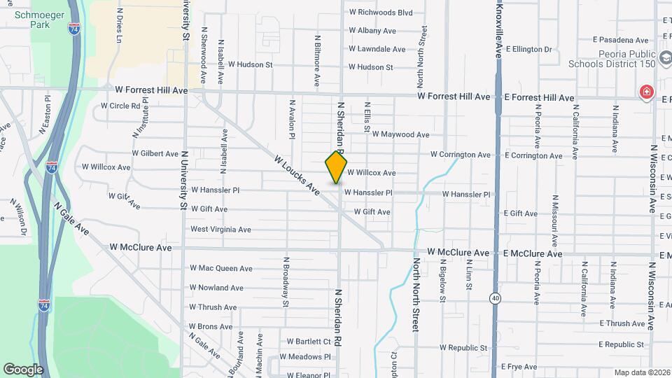 703 W Hanssler Pl Mapa y Detalles de la Ubicación