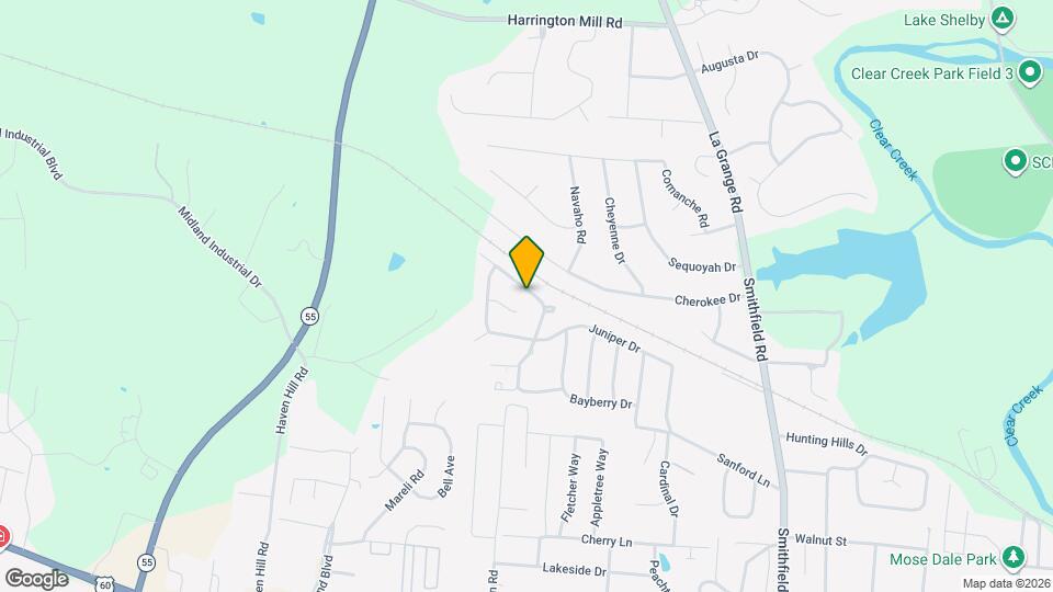 1814 Oakwood Dr Map and Location Details