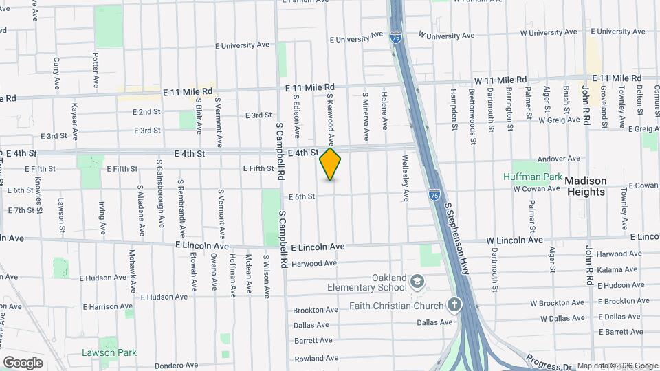 520 S Kenwood Ave Map and Location Details