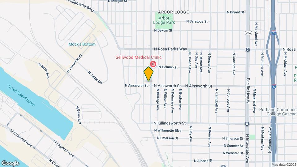 2801 N Ainsworth St Map and Location Details