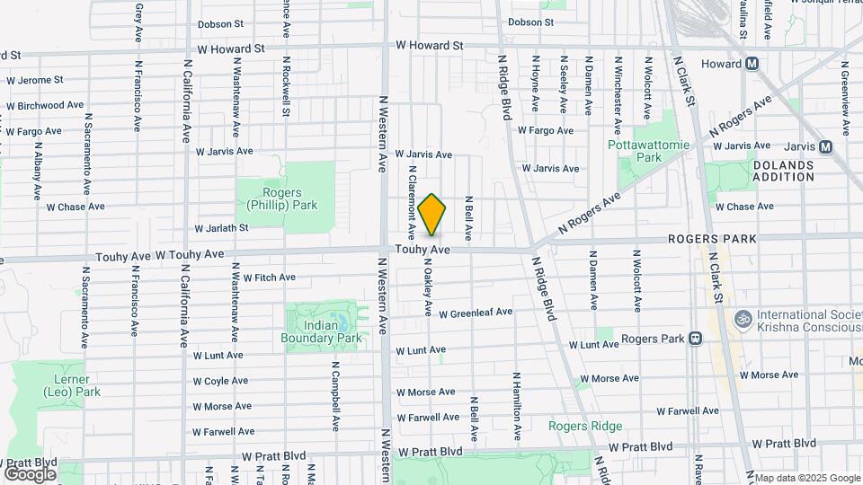 2306-2310 W Touhy Ave Mapa y Detalles de la Ubicación