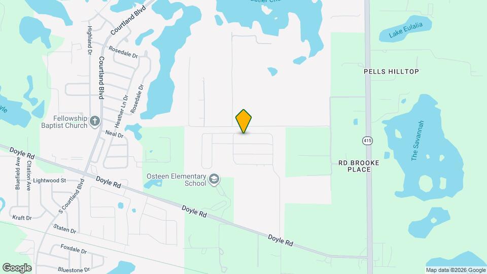 1163 Peach Crk Dr Mapa y Detalles de la Ubicación