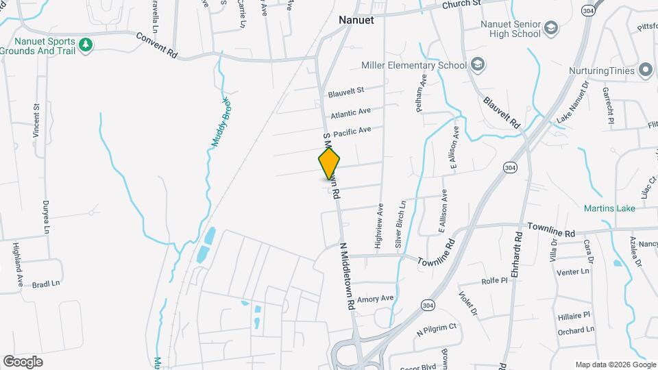 349 S Middletown Rd Map and Location Details