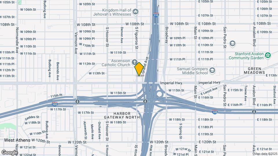 11308 S Figueroa St Map and Location Details