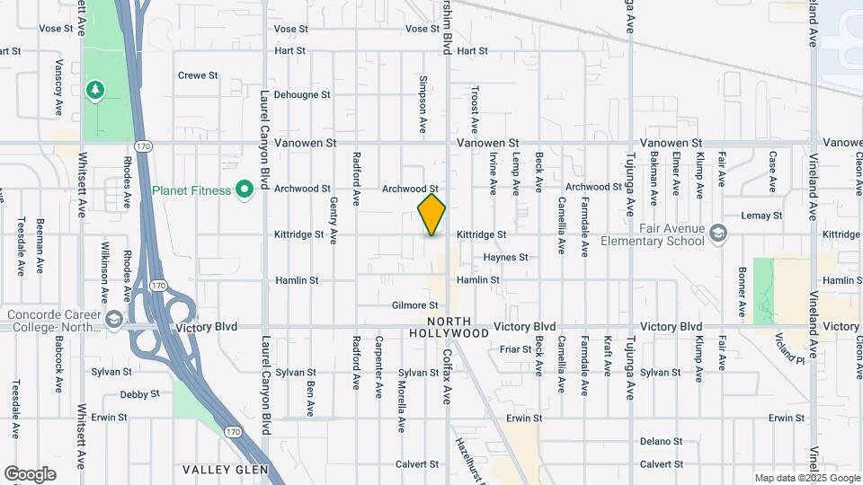 6550 Simpson Ave Map and Location Details