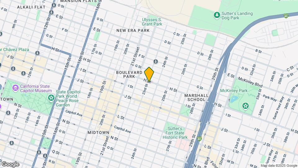 2304 H St Mapa y Detalles de la Ubicación