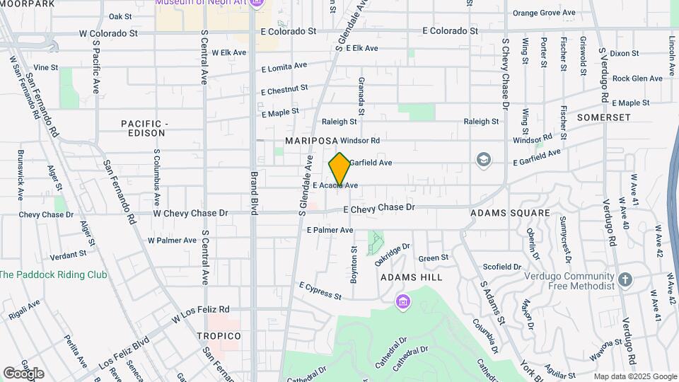 504 E Acacia Ave Mapa y Detalles de la Ubicación