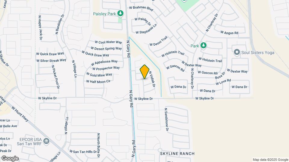 1277 W Busa Dr Map and Location Details