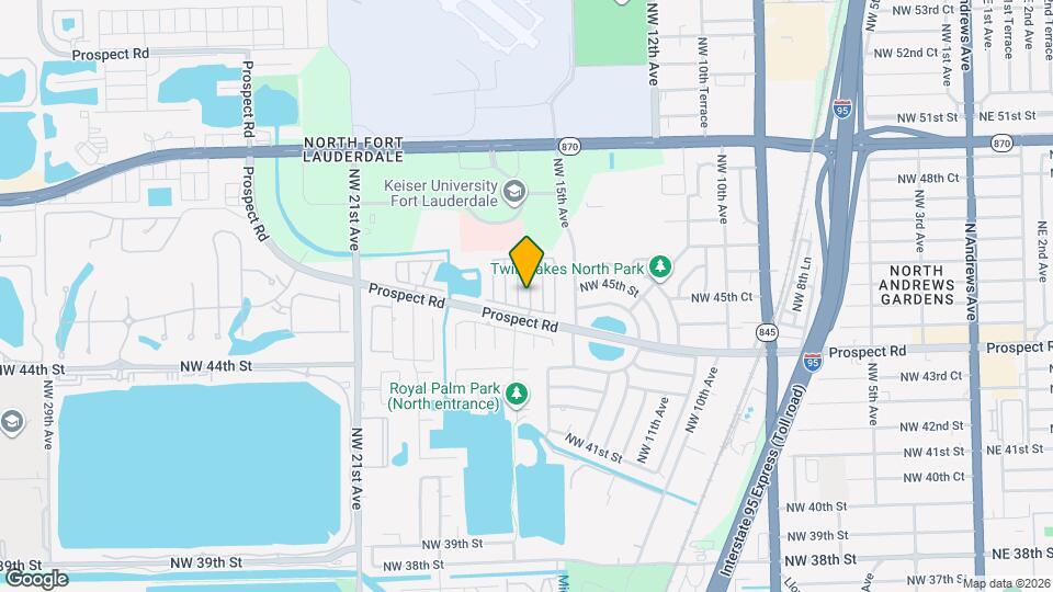 4559 NW 16th Way Map and Location Details