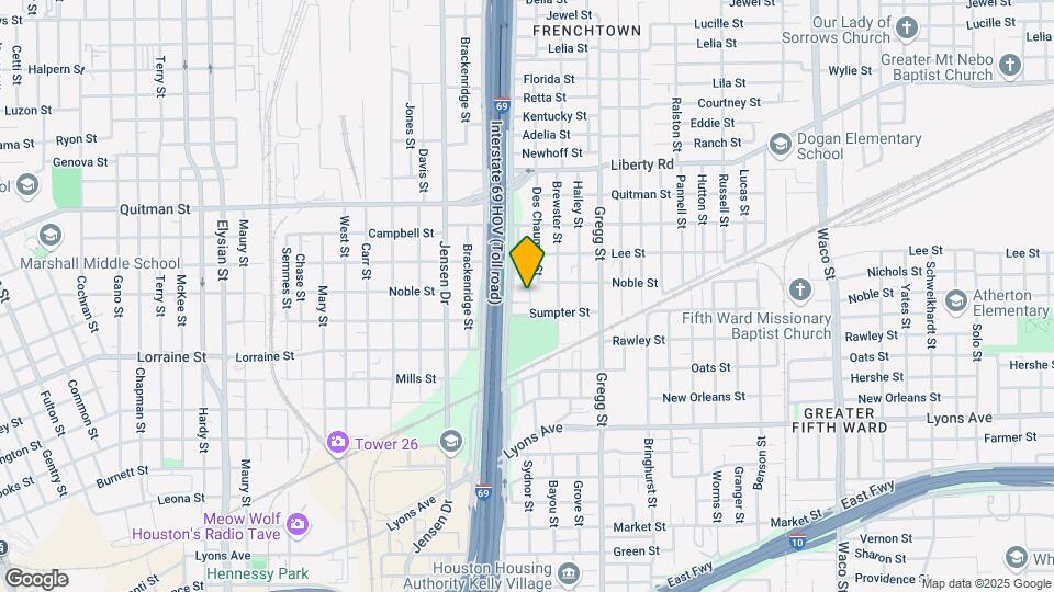 3031 Sumpter St Map and Location Details