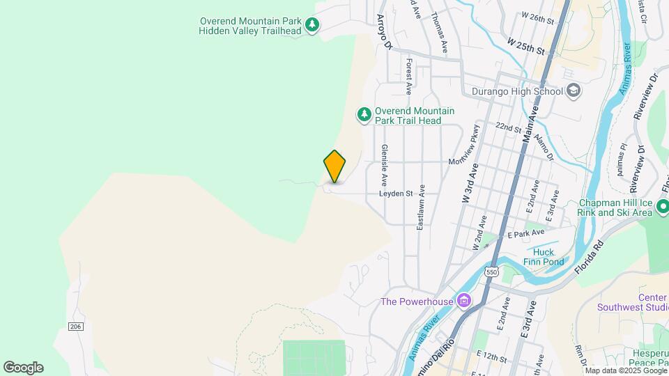 923 Leyden St Map and Location Details