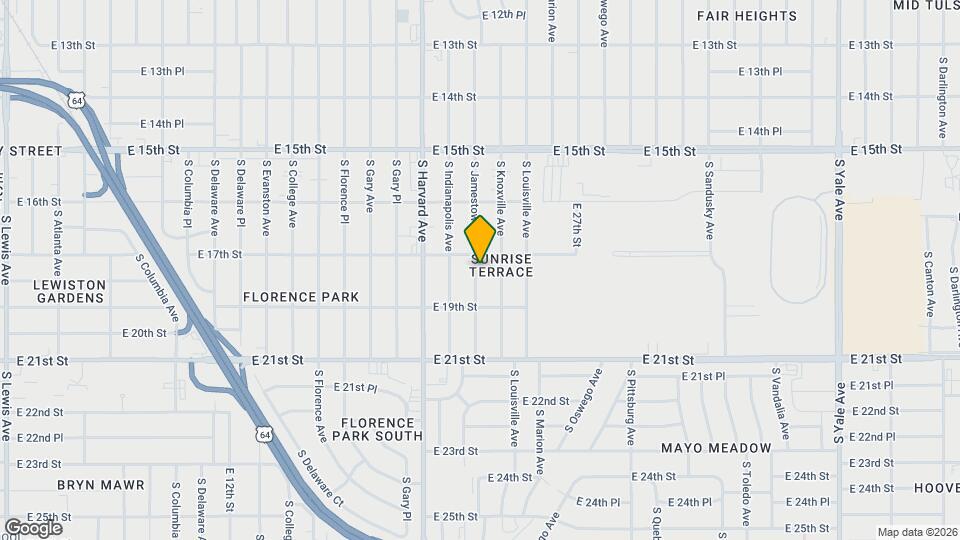 1715 S Jamestown Ave Map and Location Details