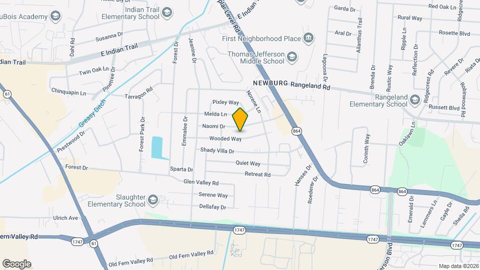 4113 Wooded Way Mapa y Detalles de la Ubicación