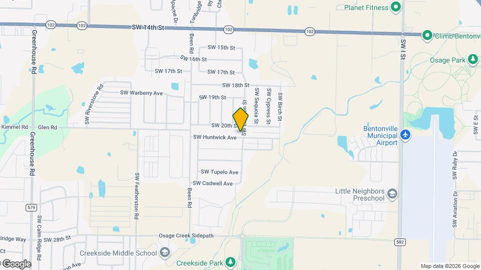 2200 SW Huntwick Ave Mapa y Detalles de la Ubicación