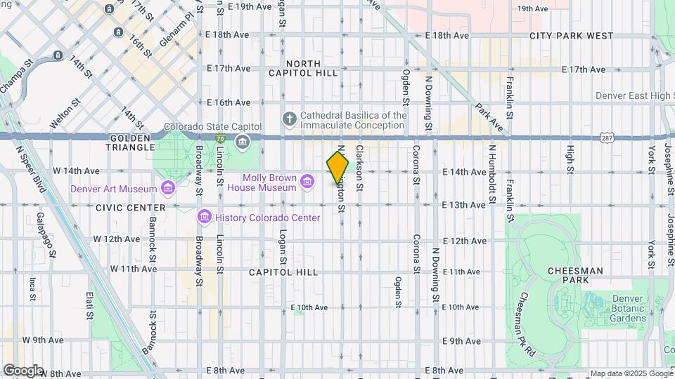 1341-1351 Washington St Map and Location Details