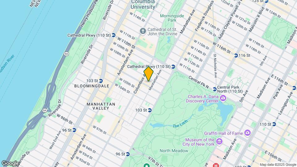 57 W 106th St Map and Location Details