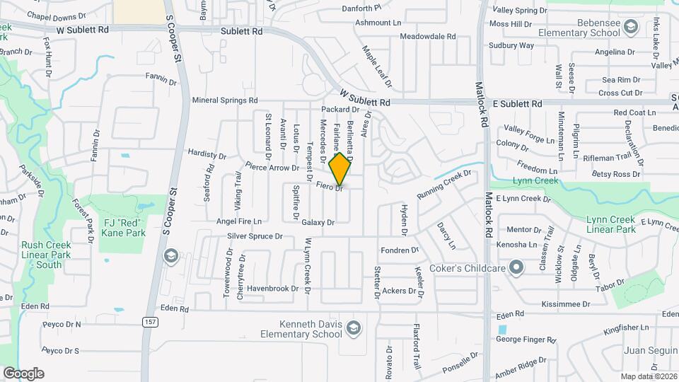 6501 Topaz Dr Map and Location Details