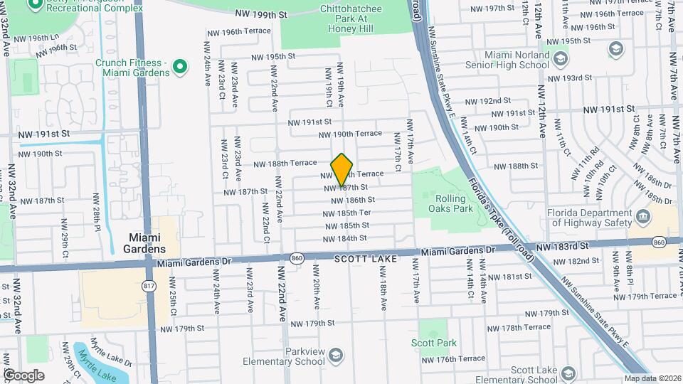 1900 NW 187th St Map and Location Details