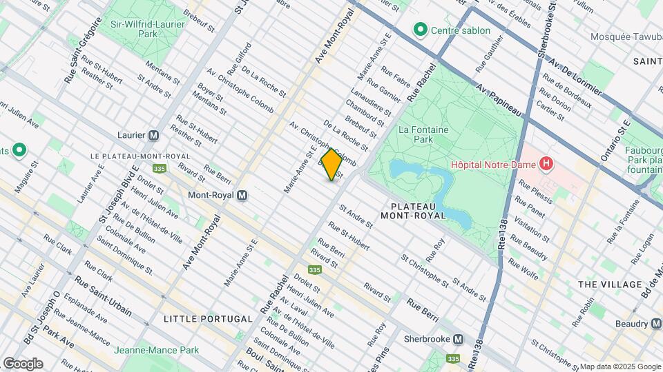 4206 De Mentana Rue Map and Location Details