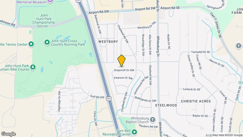 524 Graycroft Dr SW Map and Location Details