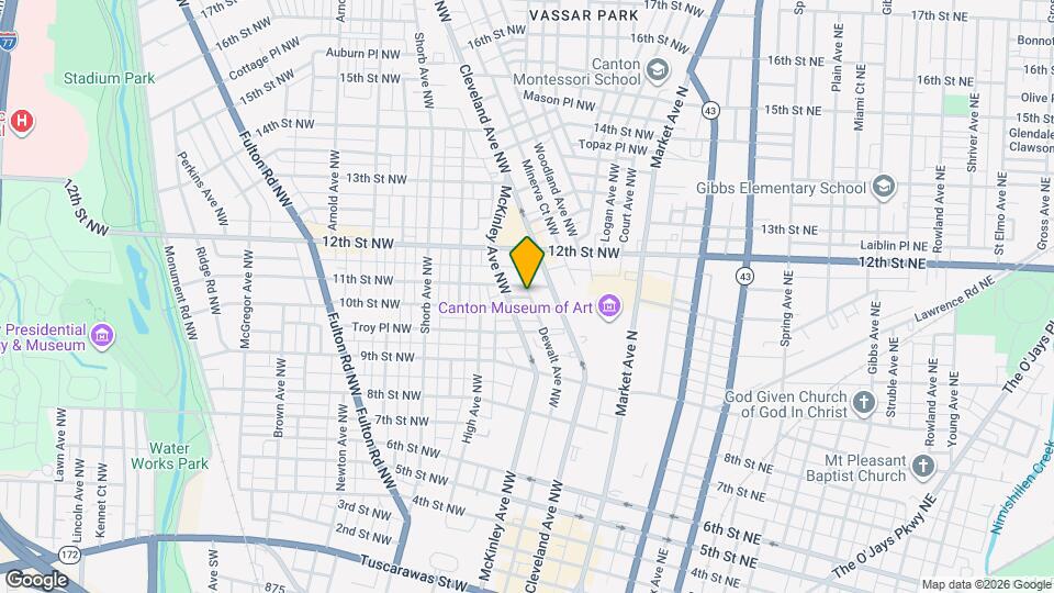 1007 Dewalt Ave NW Map and Location Details