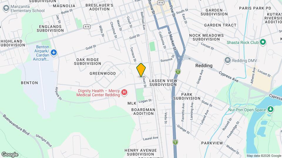 2424 Court St Map and Location Details