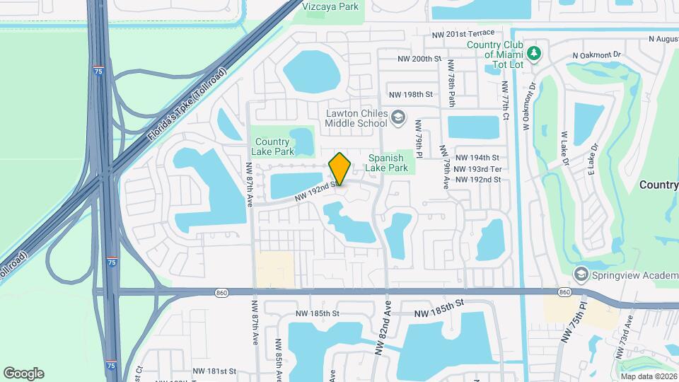 8340 NW 191st Ln Map and Location Details