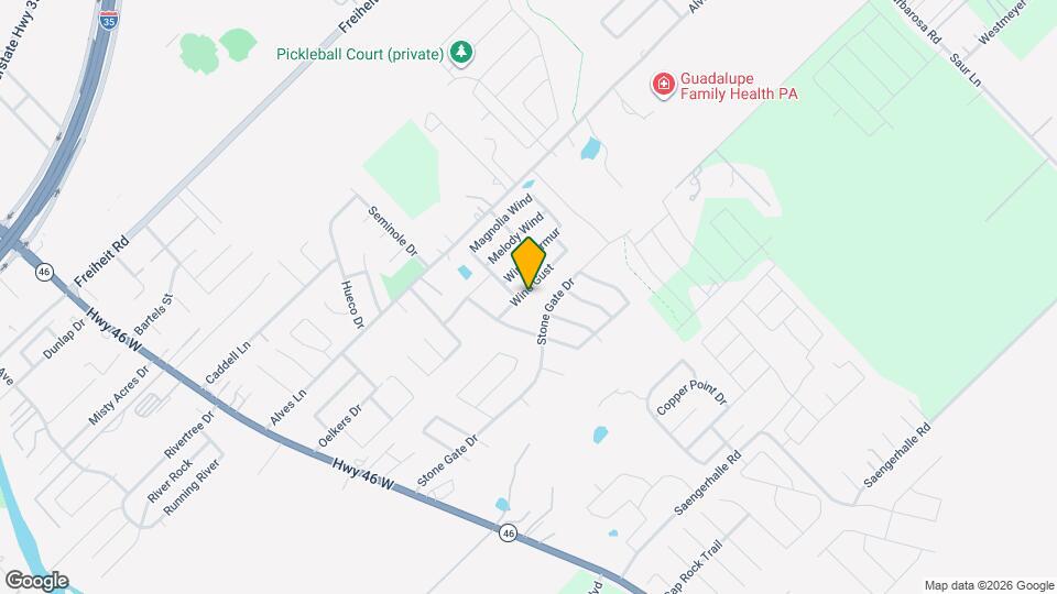 426 Wind Gust Map and Location Details