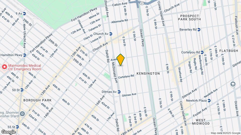 490 E 2nd St Map and Location Details