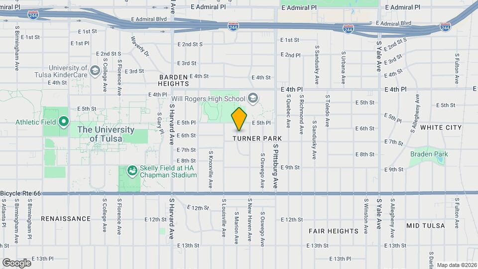 537 S Marion Ave Map and Location Details