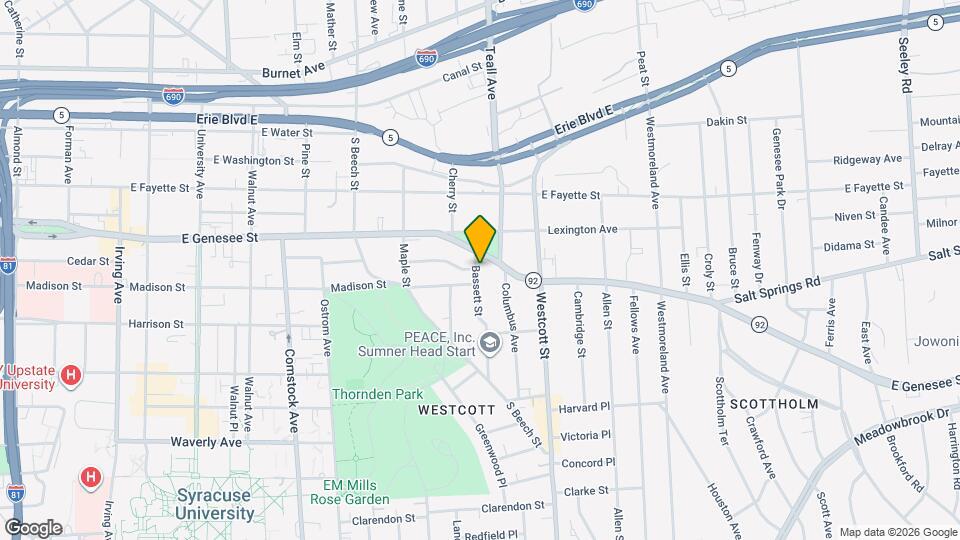 107 Bassett St Mapa y Detalles de la Ubicación