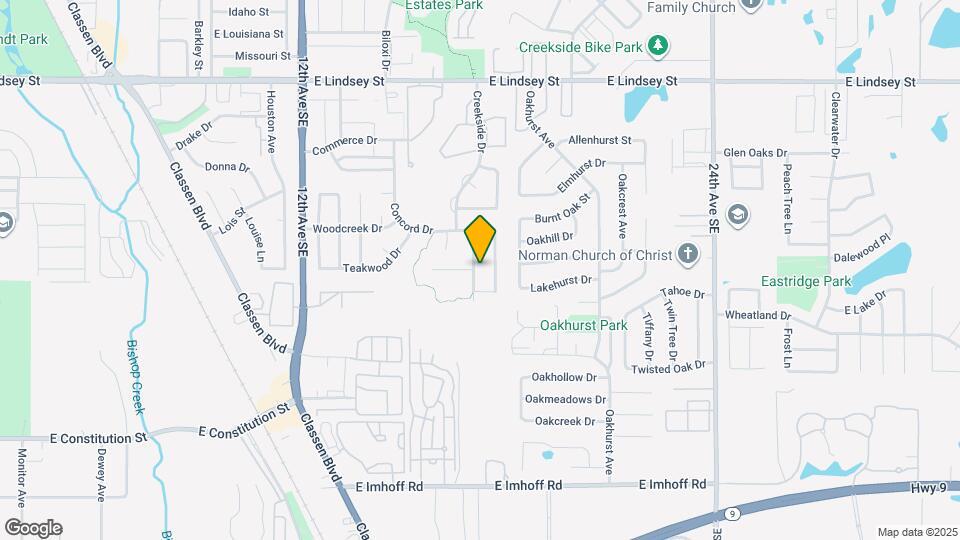 1833 Creekside Dr Map and Location Details