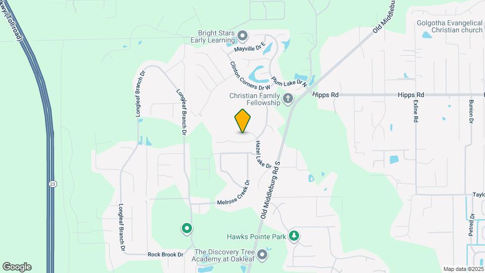 9734 Hazel Lake Dr Map and Location Details