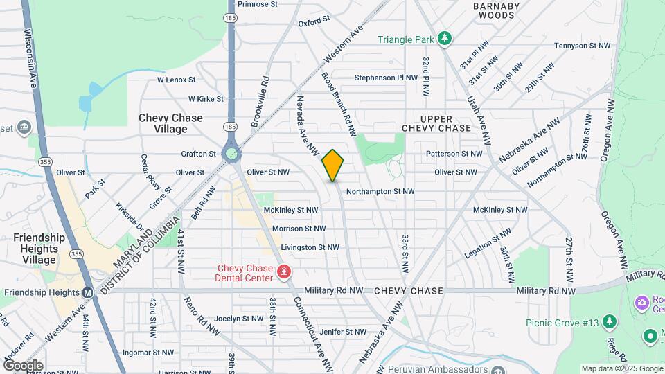 5706 Nevada Ave NW Map and Location Details