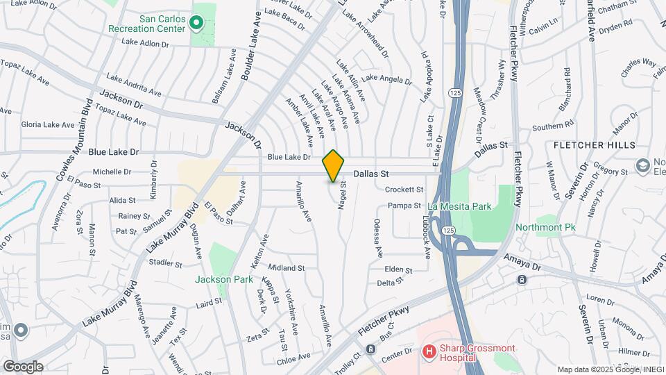 6165 Blain Pl Map and Location Details