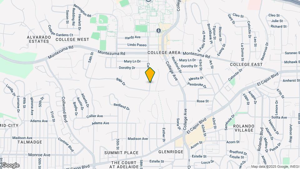 4932 Campanile Dr Map and Location Details