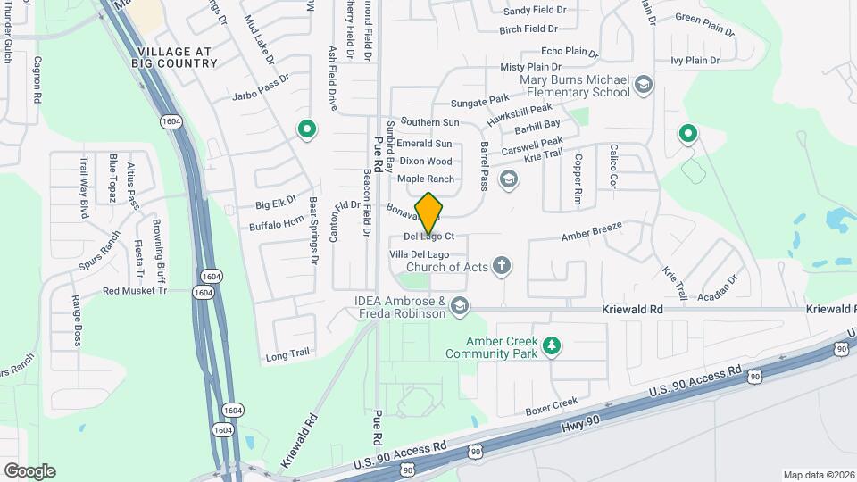 10204 Del Lago Ct Map and Location Details