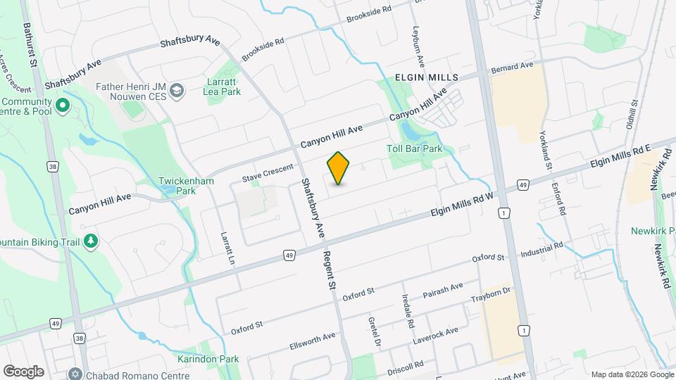 158 Cooperage Crescent Map and Location Details