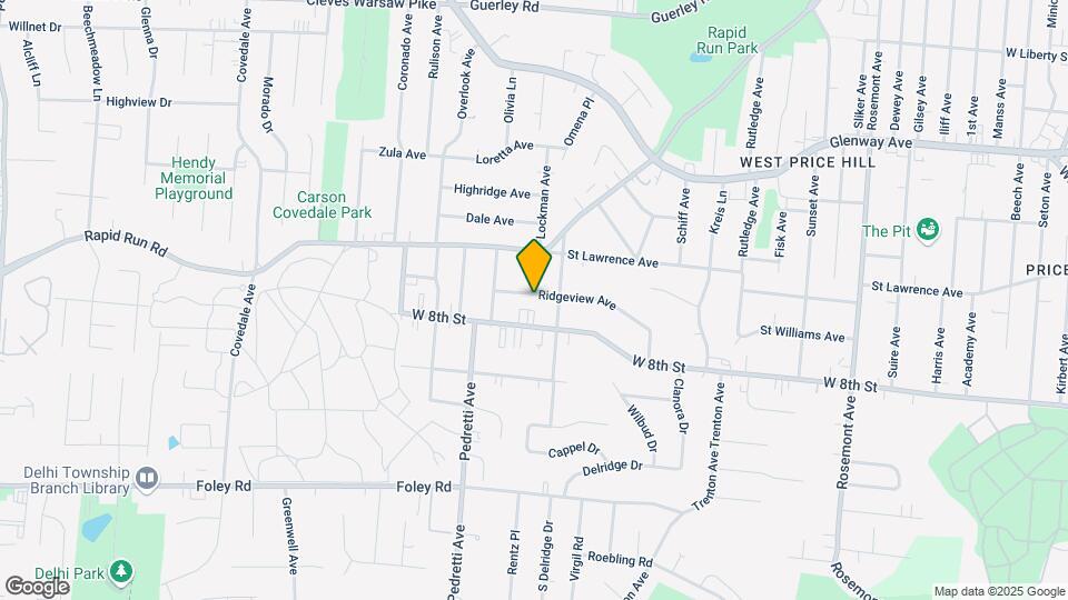 4423 Ridgeview Ave Map and Location Details