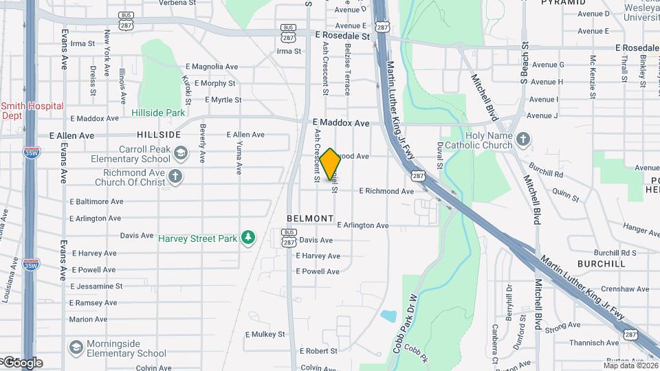 1920 Daniel St Map and Location Details